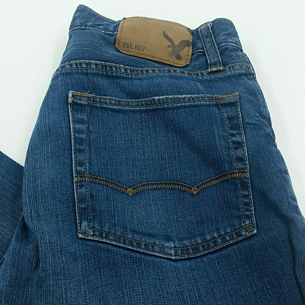 AMERICAN EAGLE l Skinny Dark Wash High Rise B3 - Picture 4 of 7